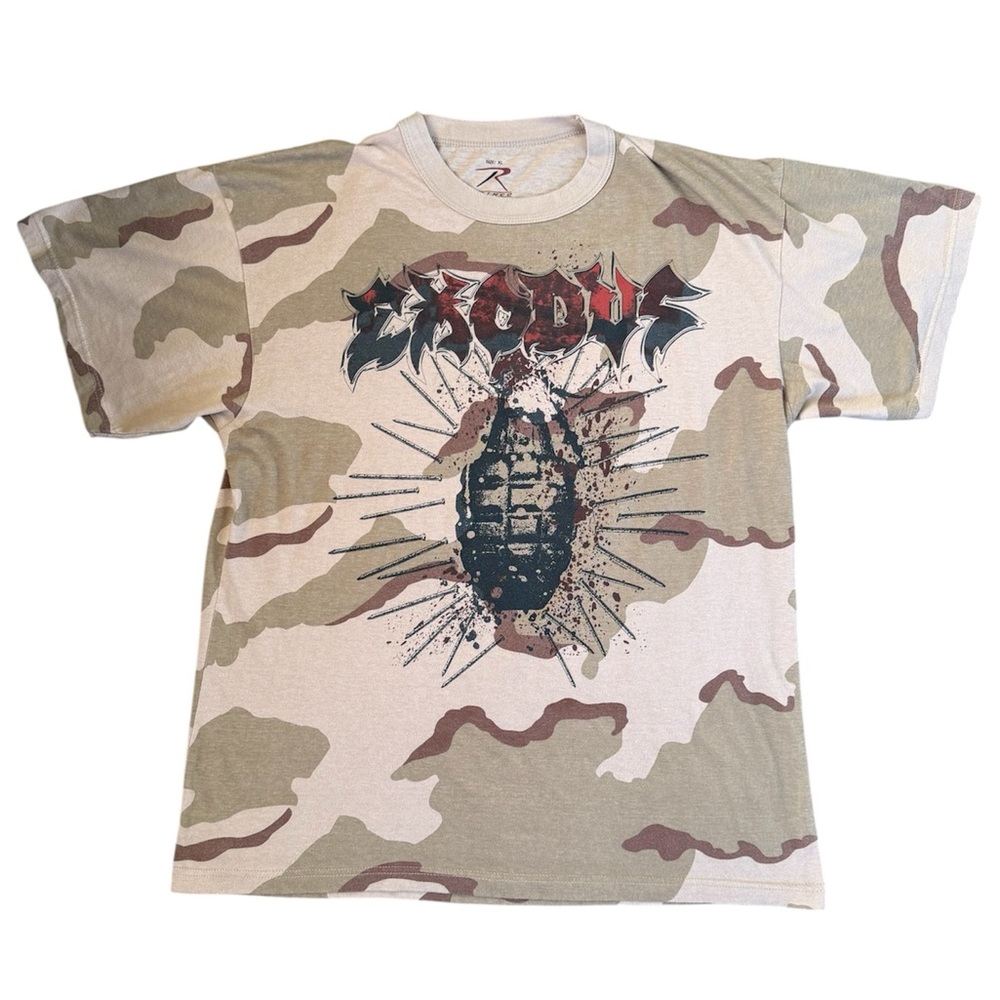 Exodus Exhibit B Human Condition Thrash Metal T-Shirt Men’s XL Bonded By Blood